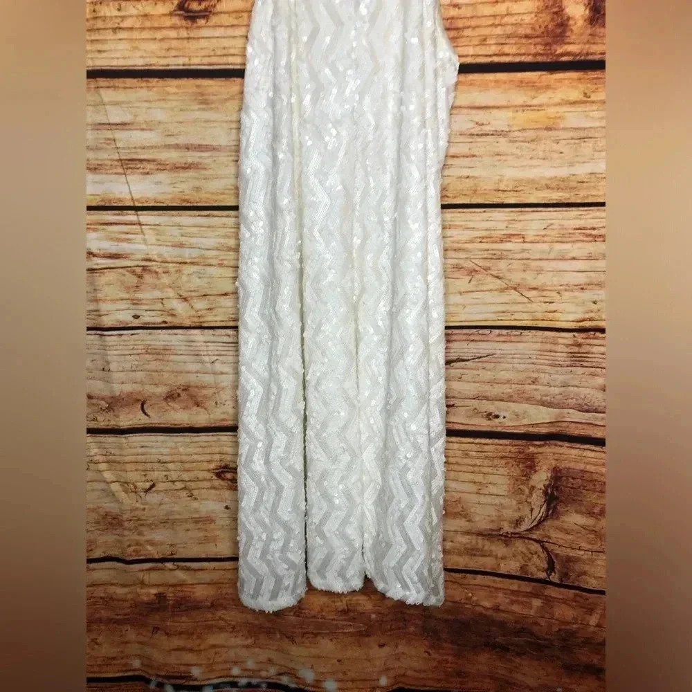 White Sequin all over Mini Dress - Picture 15 of 15